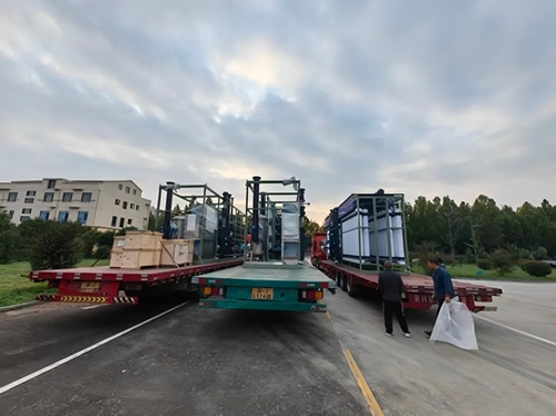 10.19某化工企業(yè)200T/H除鹽水設(shè)備發(fā)貨